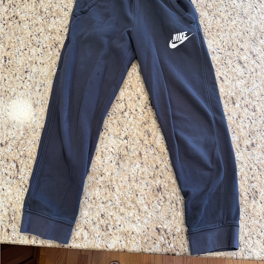 Nike Black Jogger Sweatpants with Tapered Leg